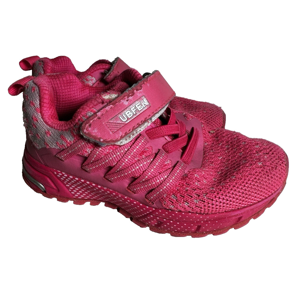 Ubfen Sneaker Shoes Pink Walking Running Sz 11 Youth/Kid School Play Outside